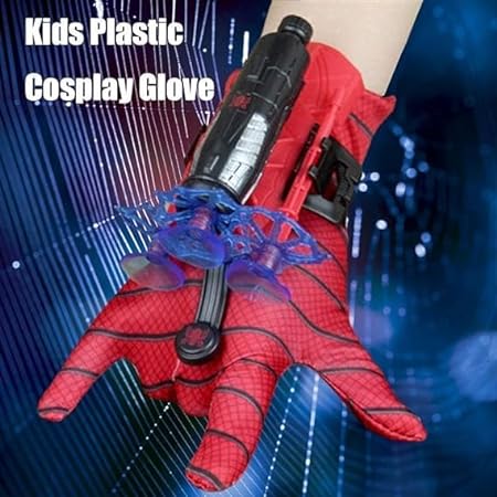 Cartex - Kids Spider Web Shooters | Hero Launcher Wrist Gloves Toy | Spider Role-Play Toy | Hero Launcher Wrist Toy Set | Pocket Kids Superhero Spider Role-Play Toy Cosplay | Spiderman Wrist Shooter | Spiderman Wrist Launcher